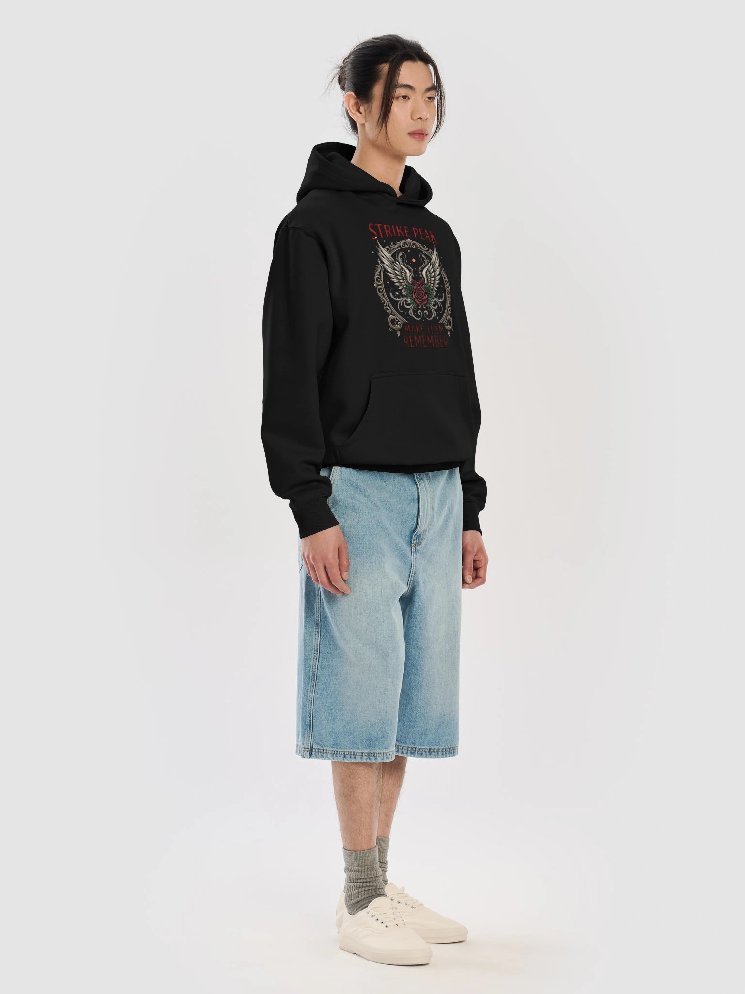 Premium Heavyweight Oversized Hoodie - "Make Them Remember" Dual-Sided Statement Streetwear product image (39)