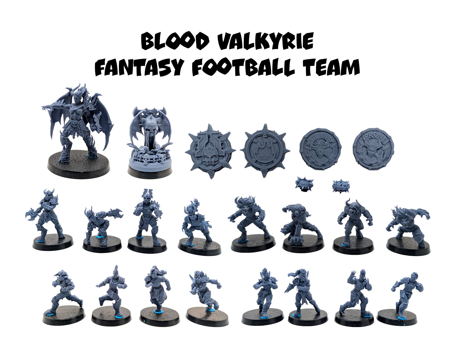 Blood Valkyrie Fantasy Football Team - UGNI Miniatures product image (1)