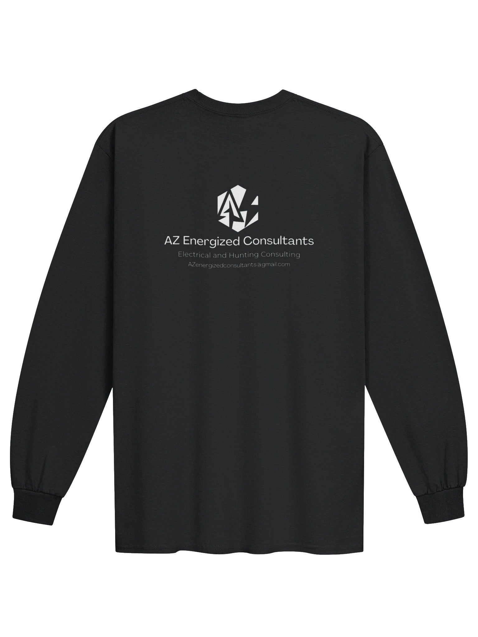 AZ Energized Consultants-2 sided long sleeved t-shirt product image (2)