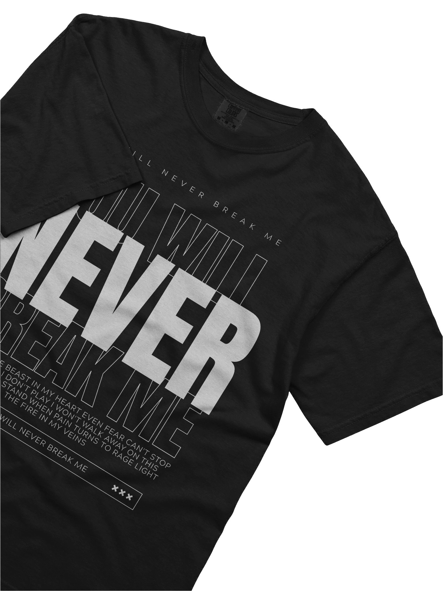 You Will Never Break Me Heavyweight T-Shirt product image (5)