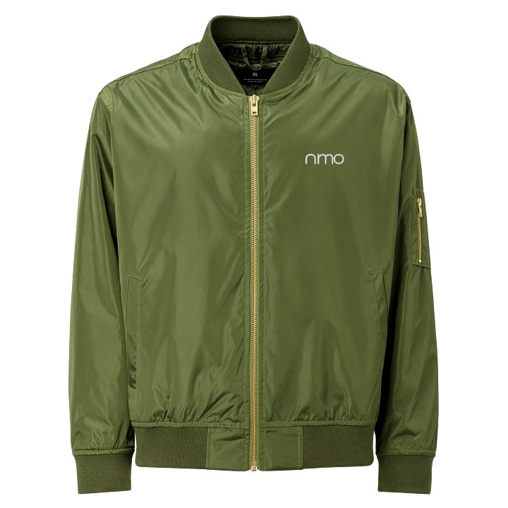 Urban Edge Zip-Up Bomber Jacket product image (1)