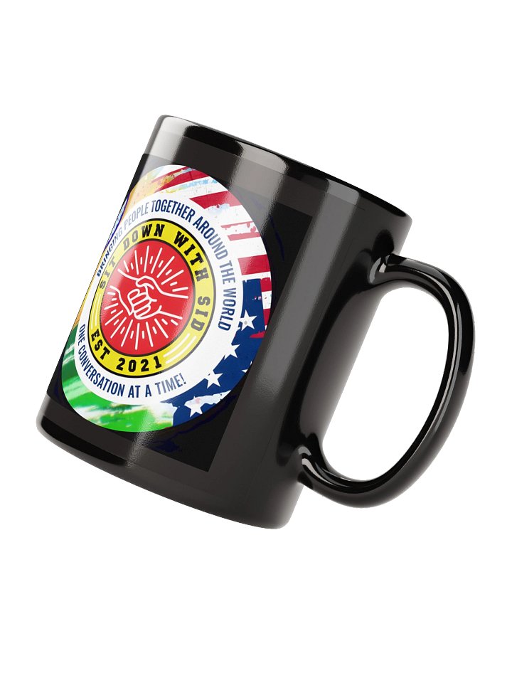 Sit Down With Sid Official Essential Glossy Mug - Black product image (2)