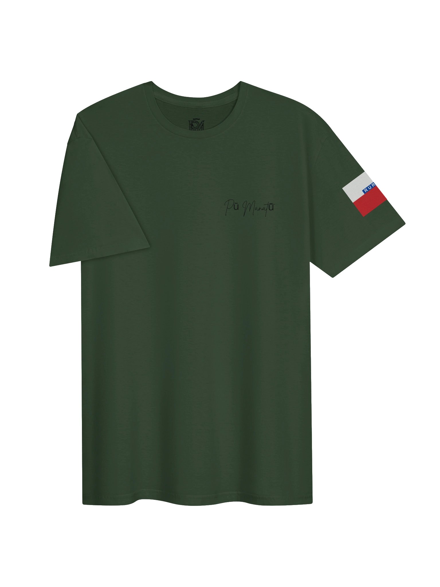 T-shirt unisexe minimaliste noir softstyle PU MANATU product image (43)