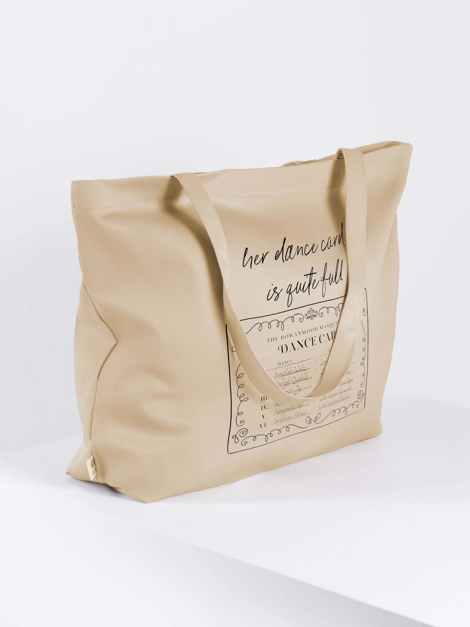 Dance Card Econscious Tote Bag | 20″ × 14″ product image (4)