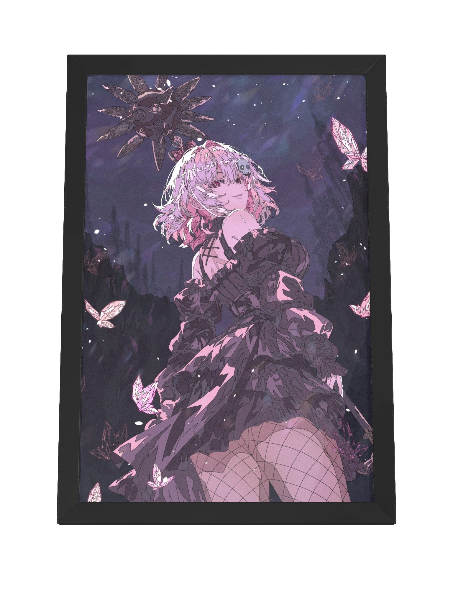 Yuki Crystal Butterflies Framed Poster product image (4)
