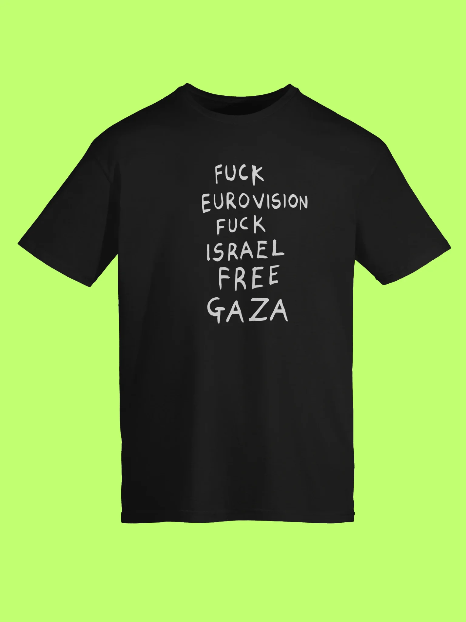 Fuck Eurovision Fuck Israel Free Gaza Shirt product image (152)