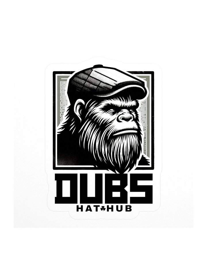 The Capped Cryptid – Dubs Hat Hub Sicker product image (2)