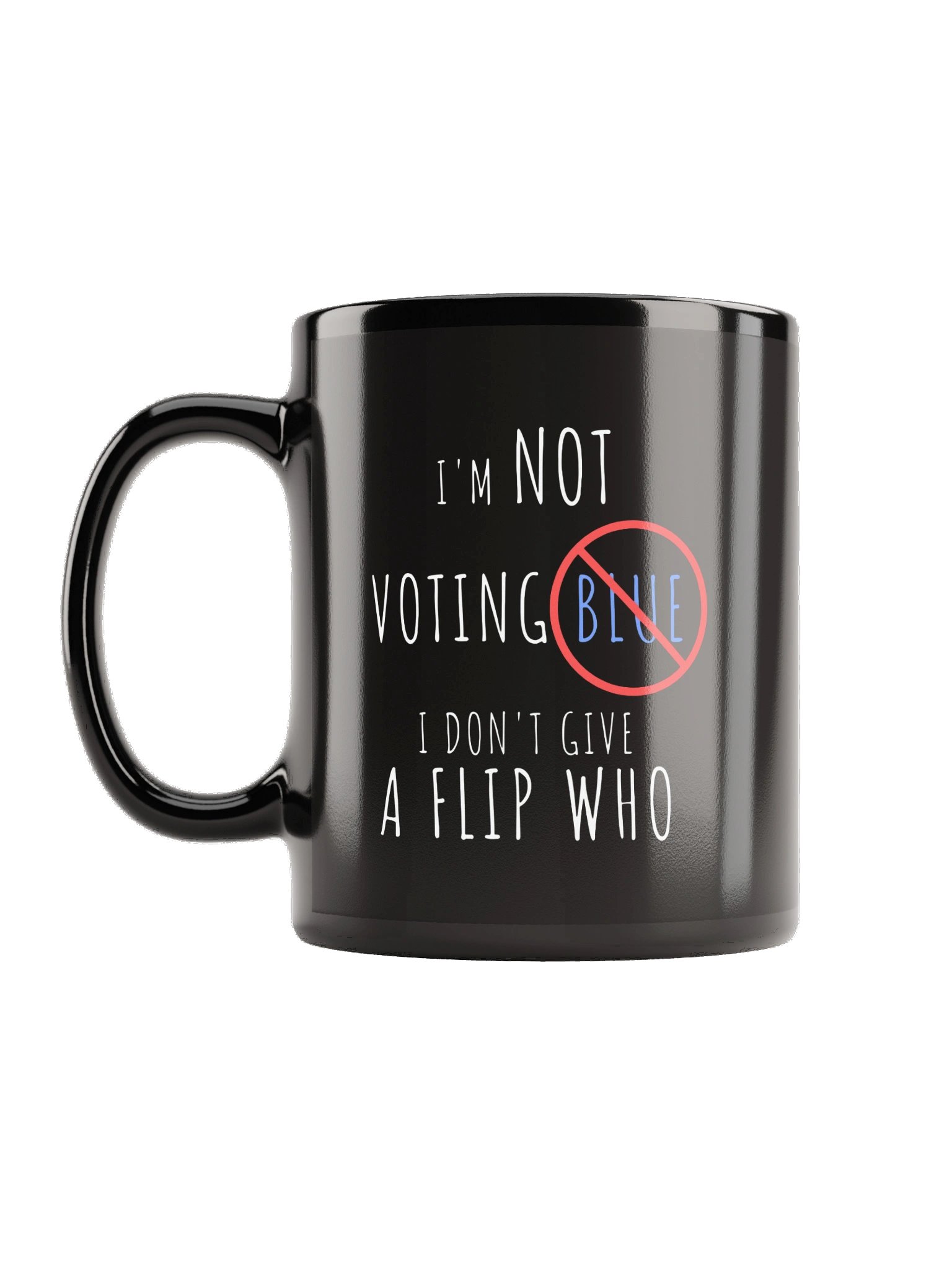 The Not Voting Blue Mug - Black product image (2)