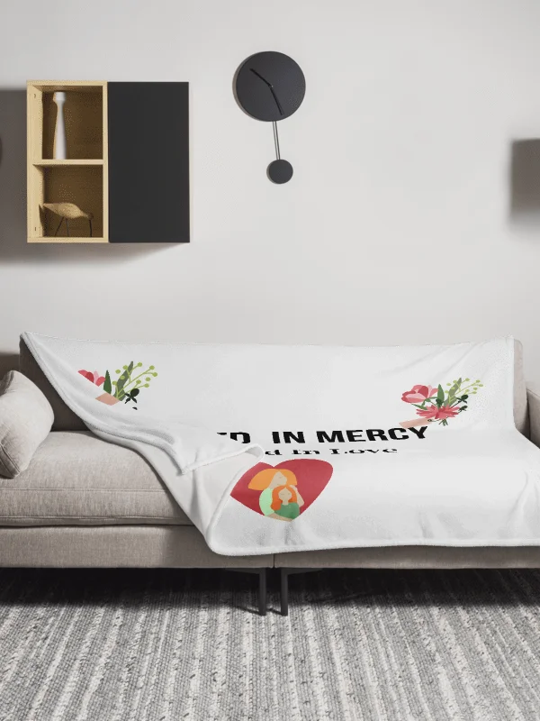 Wrapped in Mercy-Heartfelt Moments Throw Blanket product image (1)