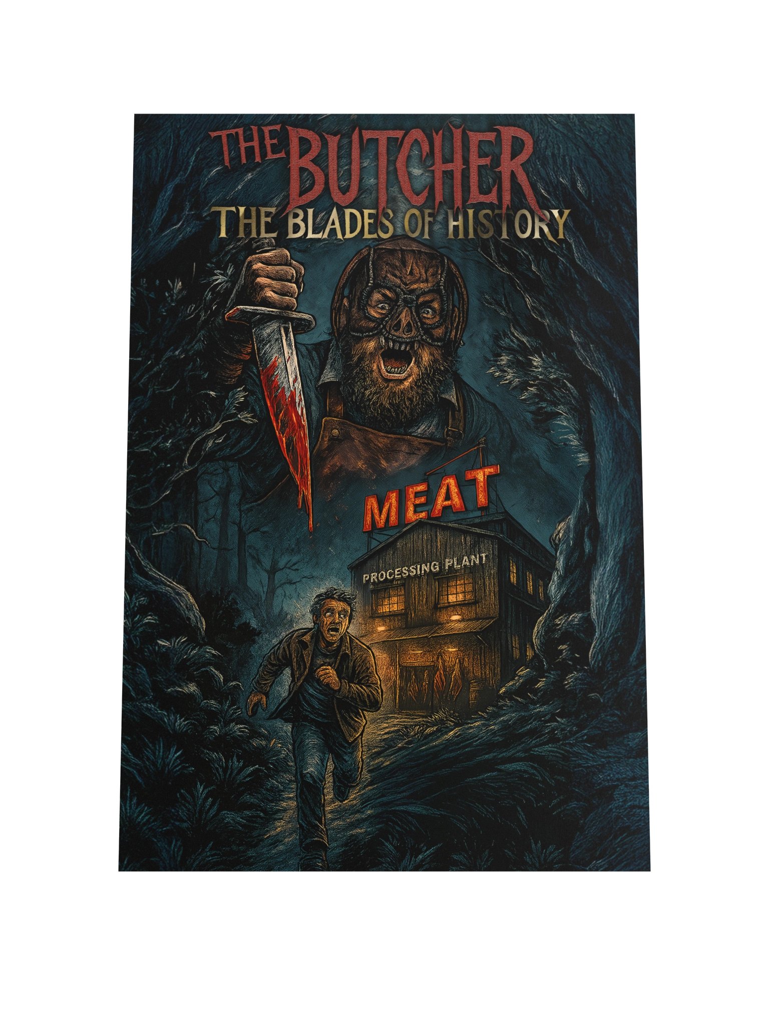 The Butcher: The Blades of History – Premium Horror Poster Print product image (1)