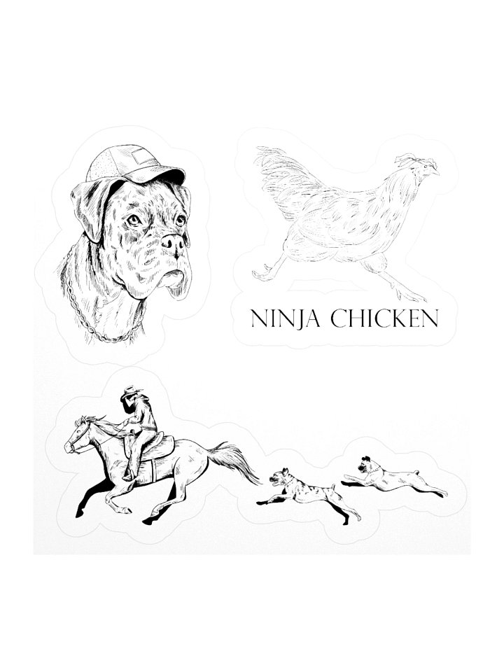Line Art Sticker Sheet product image (1)