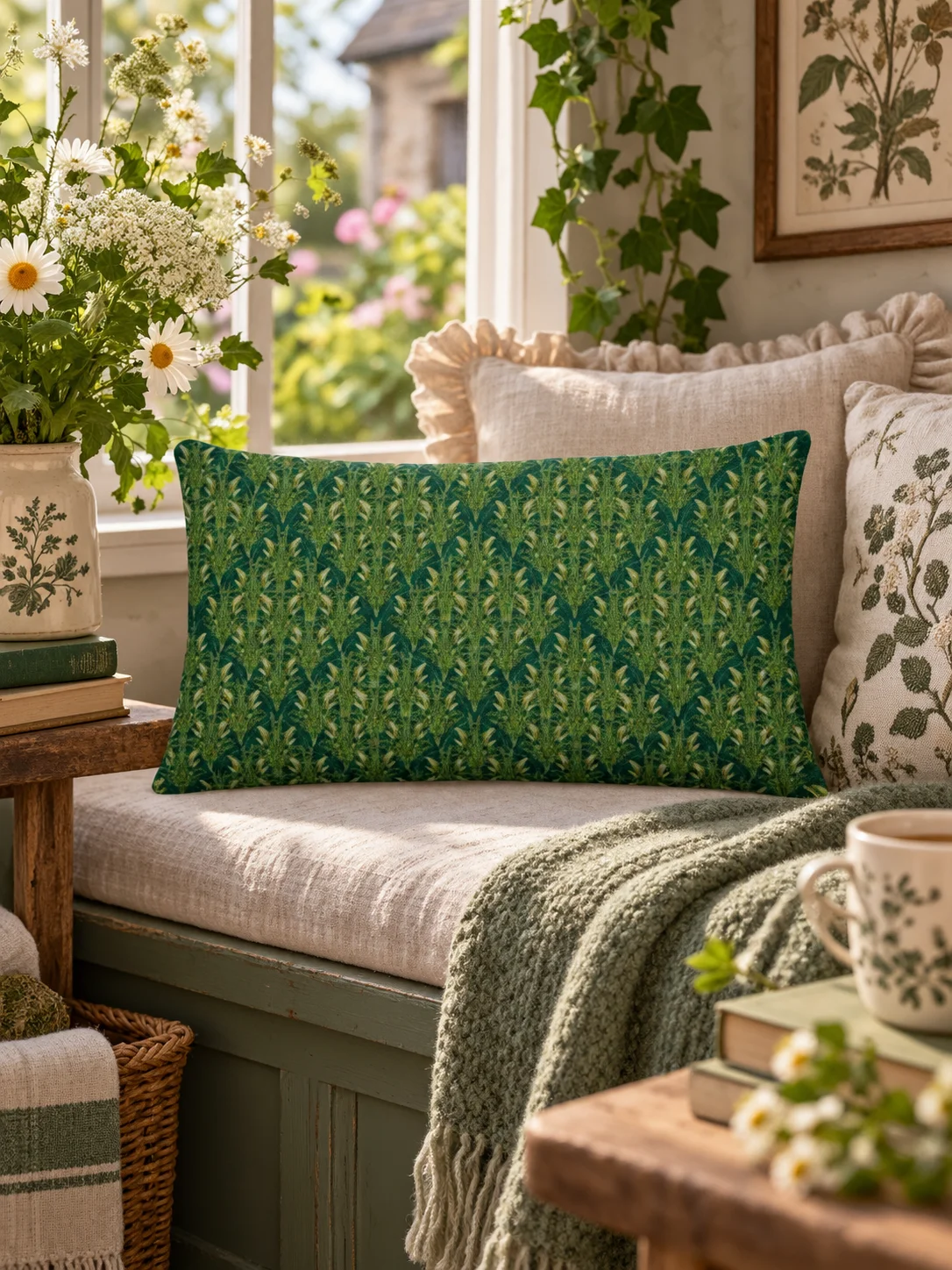 Petals of the Court Premium Pillow product image (1)