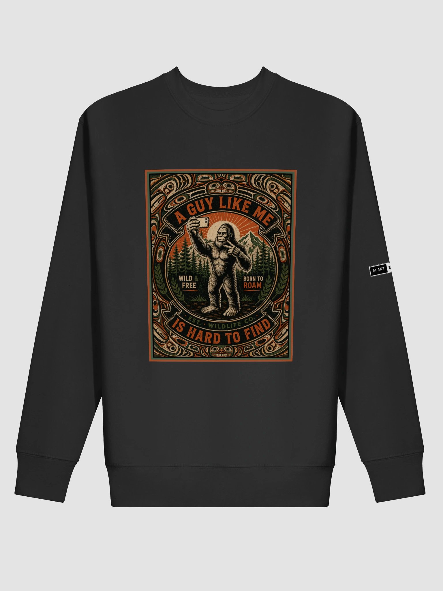 "A GUY LIKE ME IS HARD TO FIND" premium cotton sweatshirt product image (1)