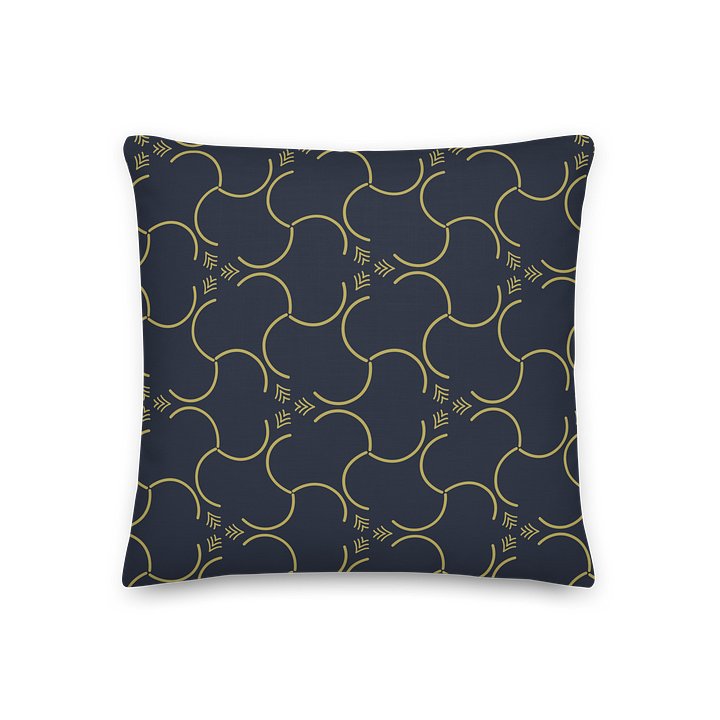 Fractal Fever 3 Geometric Accent Pillow - Modern Minimalist All-Over Print Home Decor product image (1)