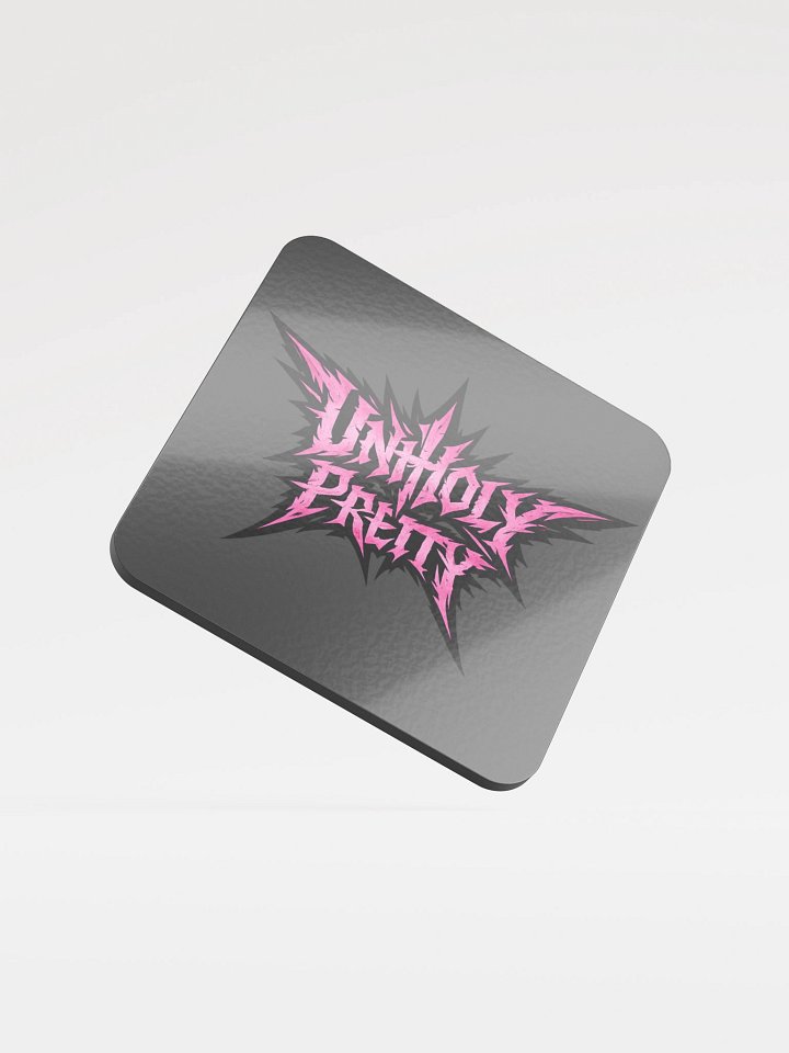 UNHOLY PRETTY Cork Coaster product image (1)