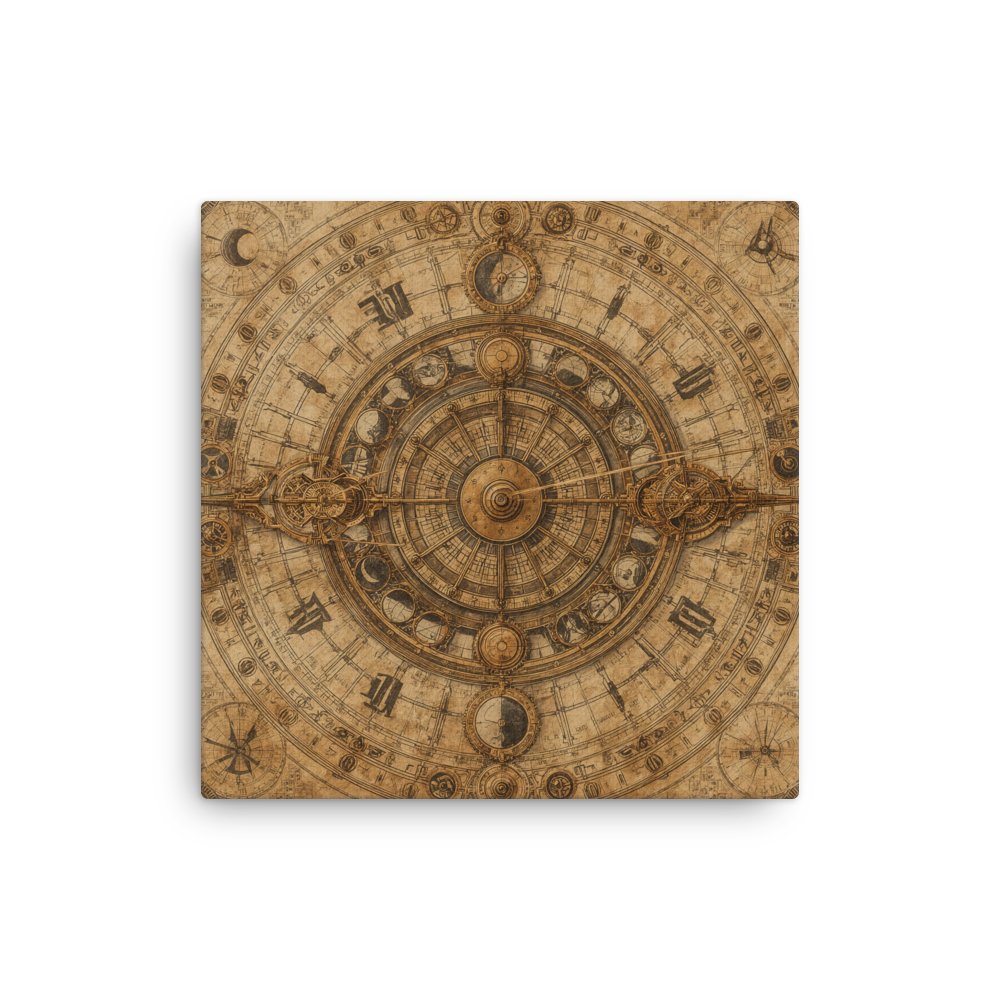 The Chronos Engine – Square Canvas product image (1)