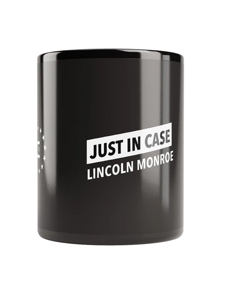 Enclave76 JUST IN CASE Black Glossy Mug product image (1)