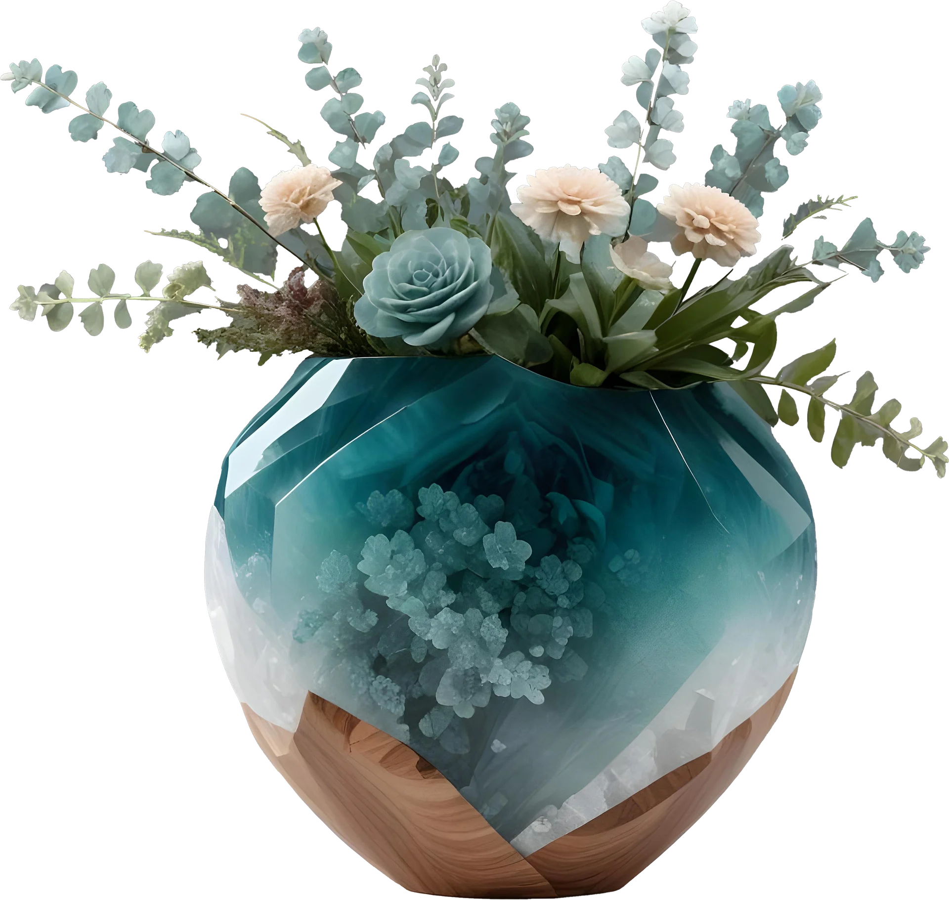 Coastal Luxe spa decor – vase png product image (1)