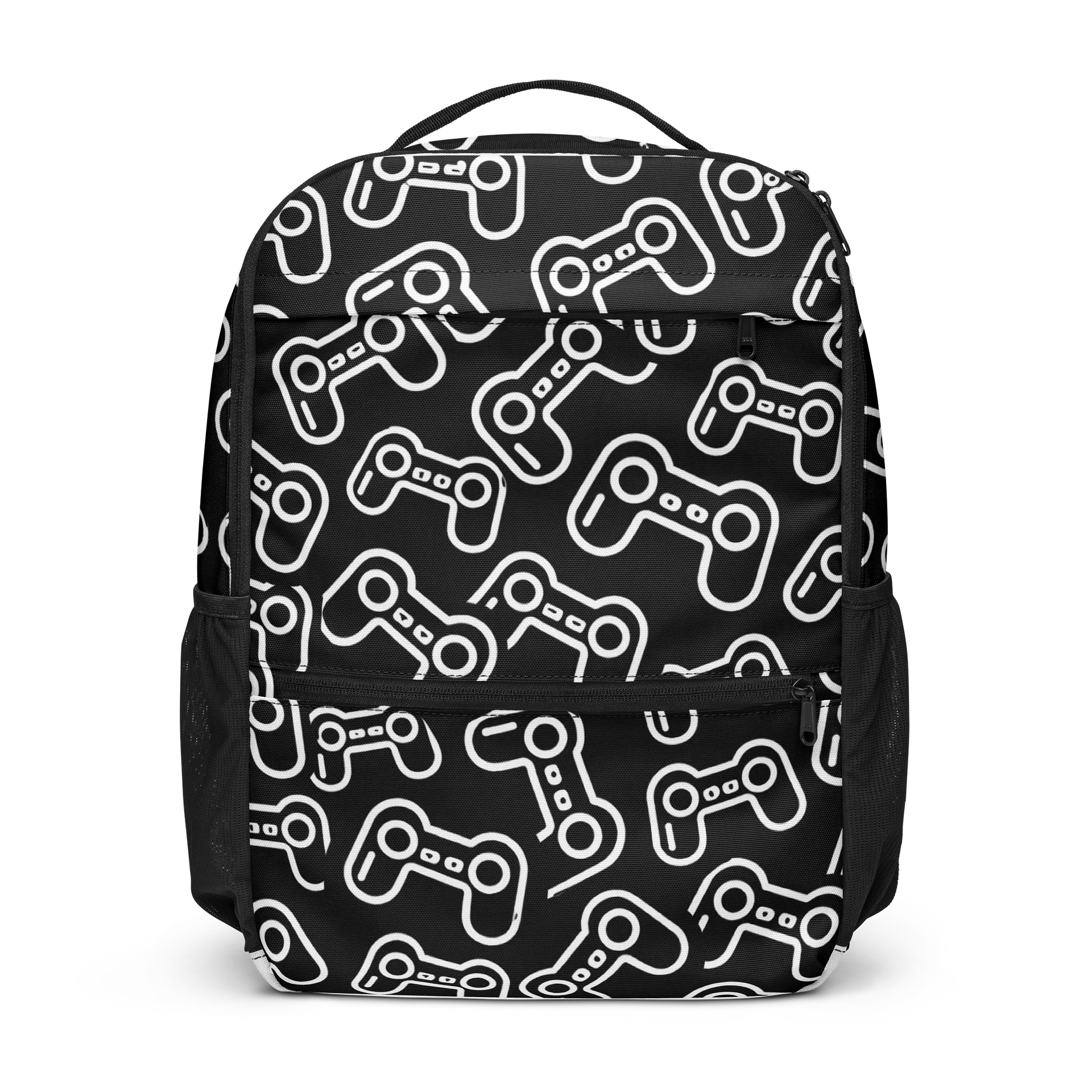 Sac à dos imprimé intégral manette blanche product image (4)