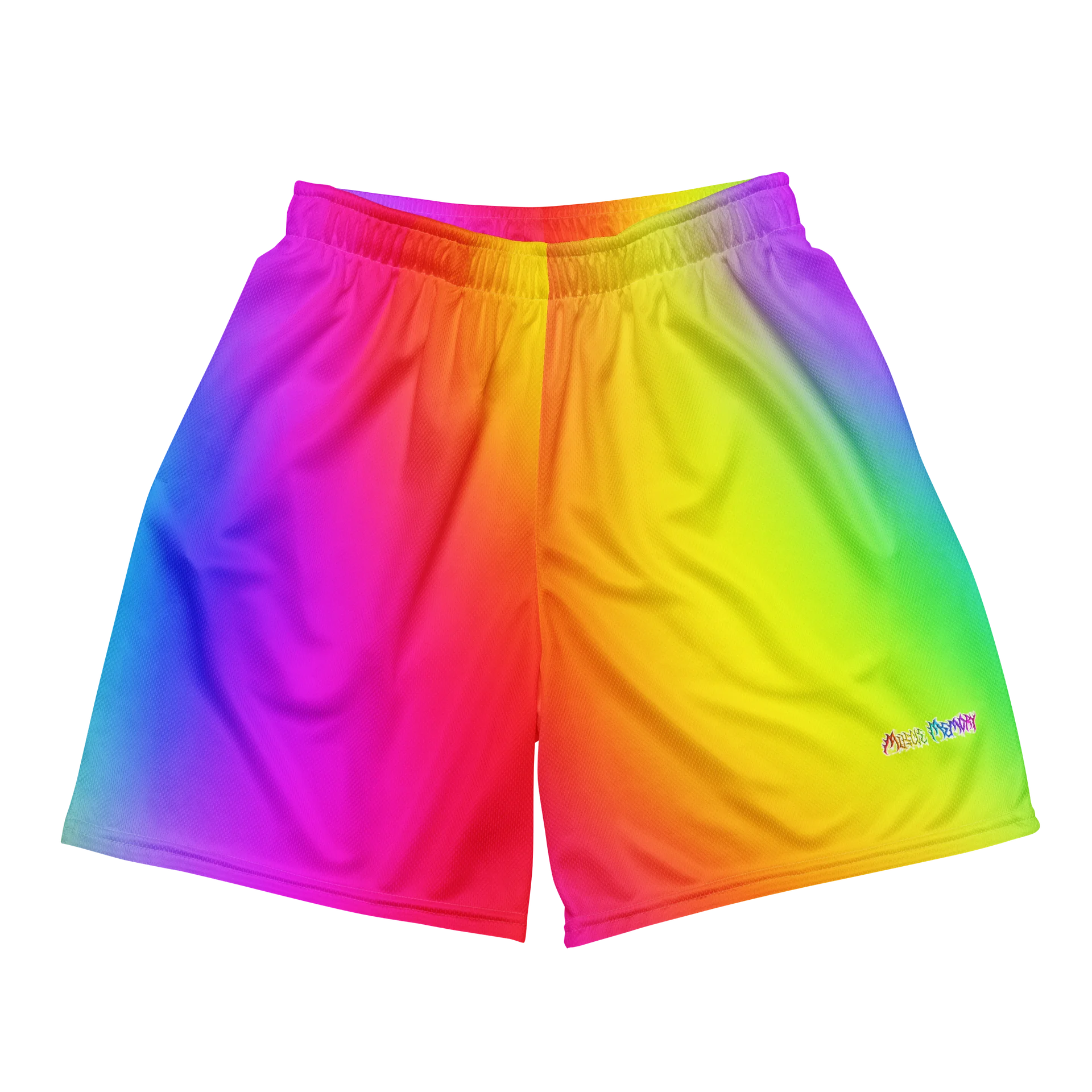 Rainbow Memory Unisex Mesh Shorts product image (1)