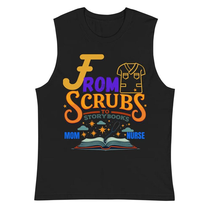 Scrubs to Storybooks Muscle Tank product image (3)