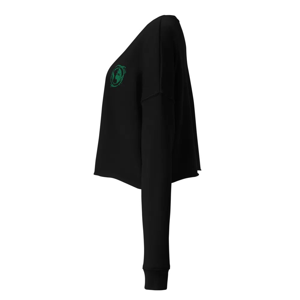Women's Fleece Crop Embroidered logo product image (7)