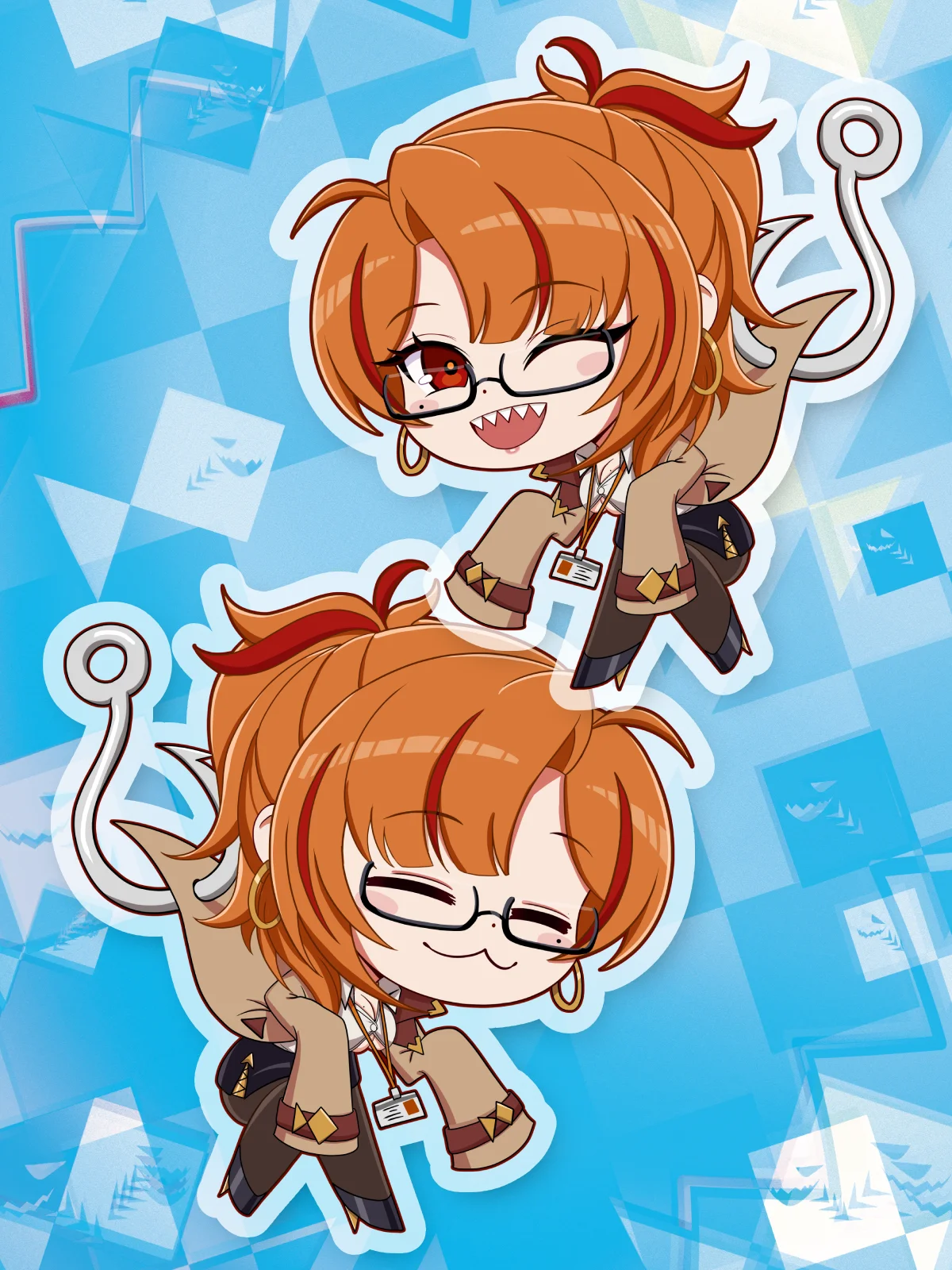 Hanging Out Keychain product image (1)