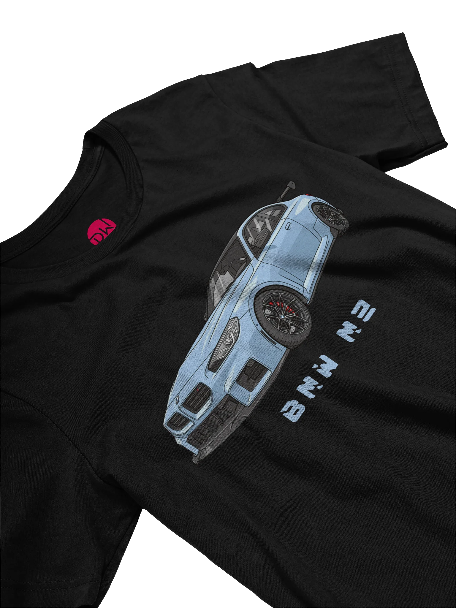 Zandvoort Blue BMW M2 Shirt (Retro, Sketch, Silhouette) product image (21)