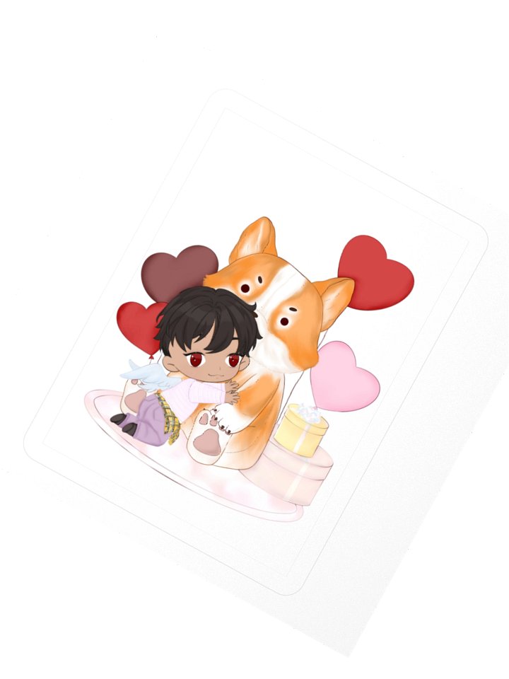 Valentines Corgi Plush product image (4)