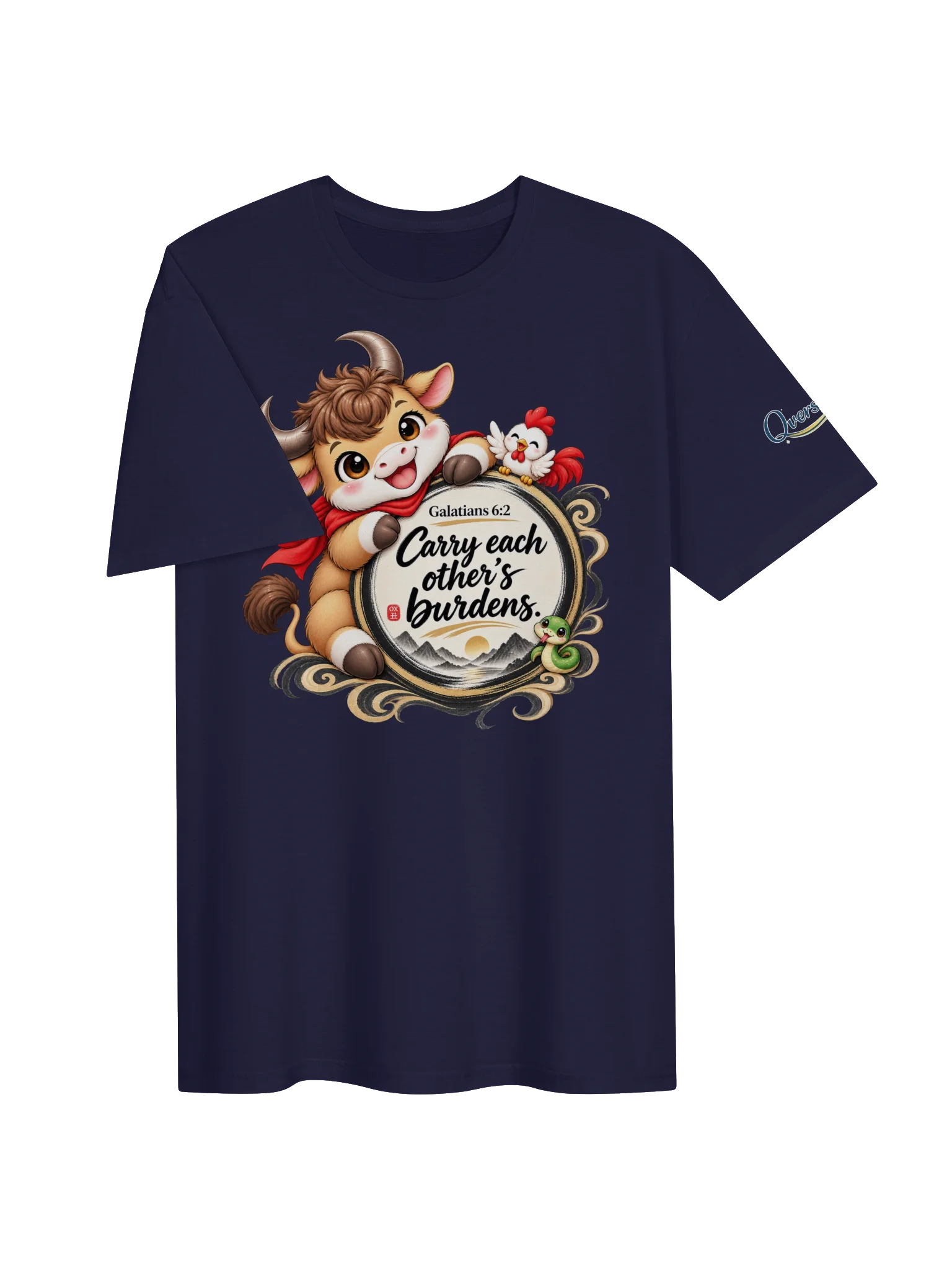 🐂Year of the Ox | Chinese Zodiac Trio Unisex T-Shirt product image (23)