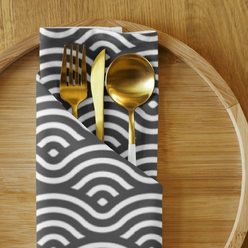 Starry Geometric Cloth Napkin Set product image (1)