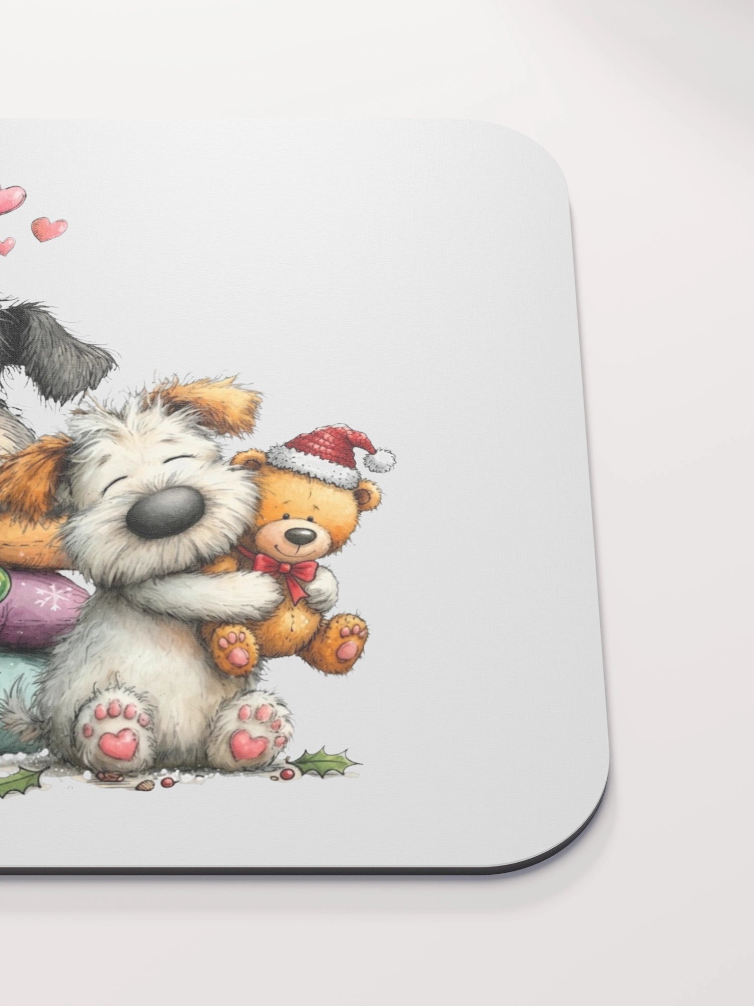 Cozy Christmas Dogs Mouse Pad product image (5)