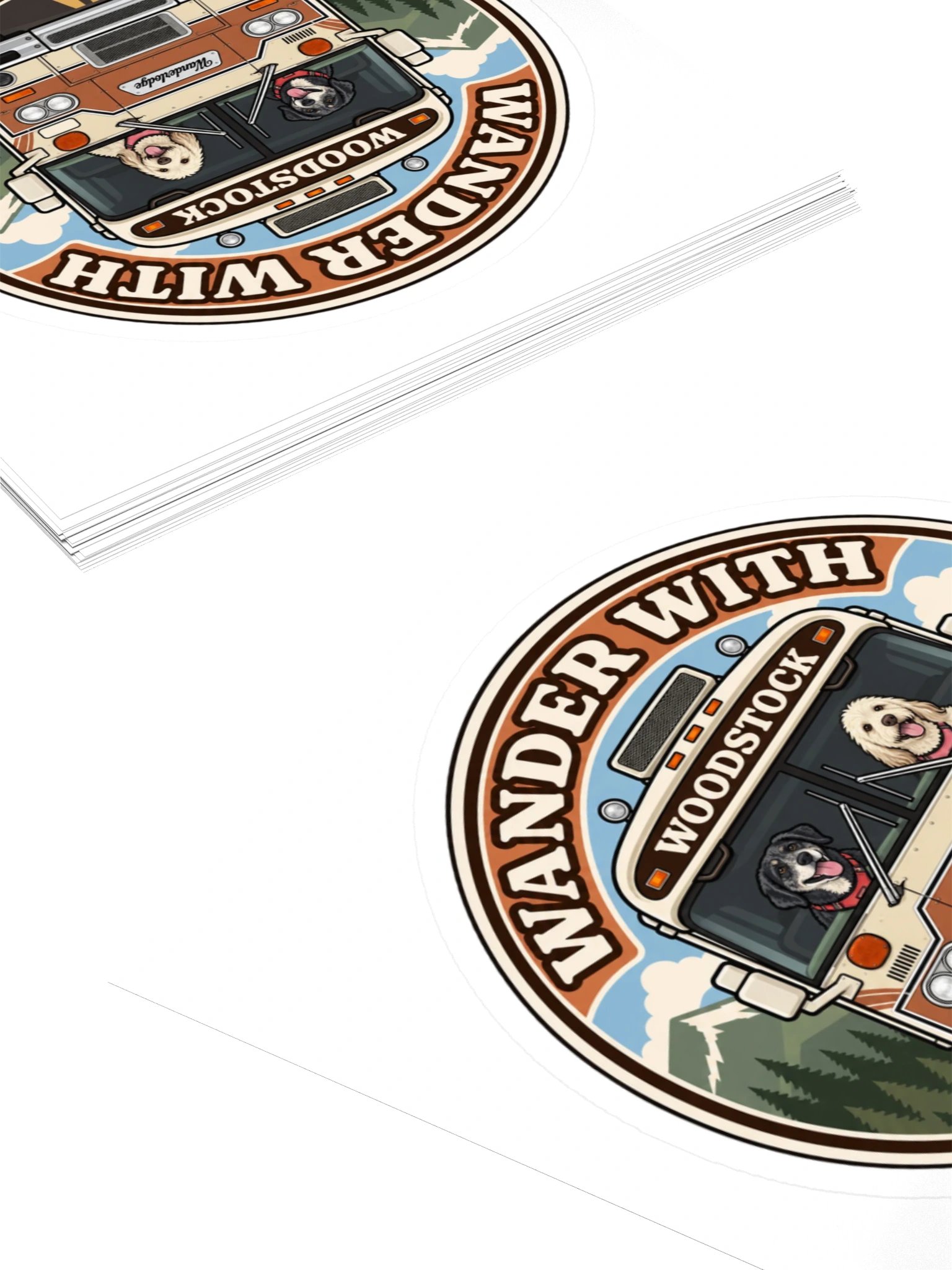 Woodstock Front & Center Sticker — Ember & Rain product image (4)