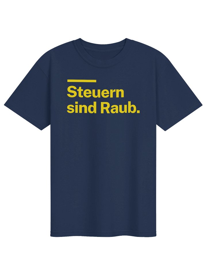 Steuern sind Raub (navy) product image (1)