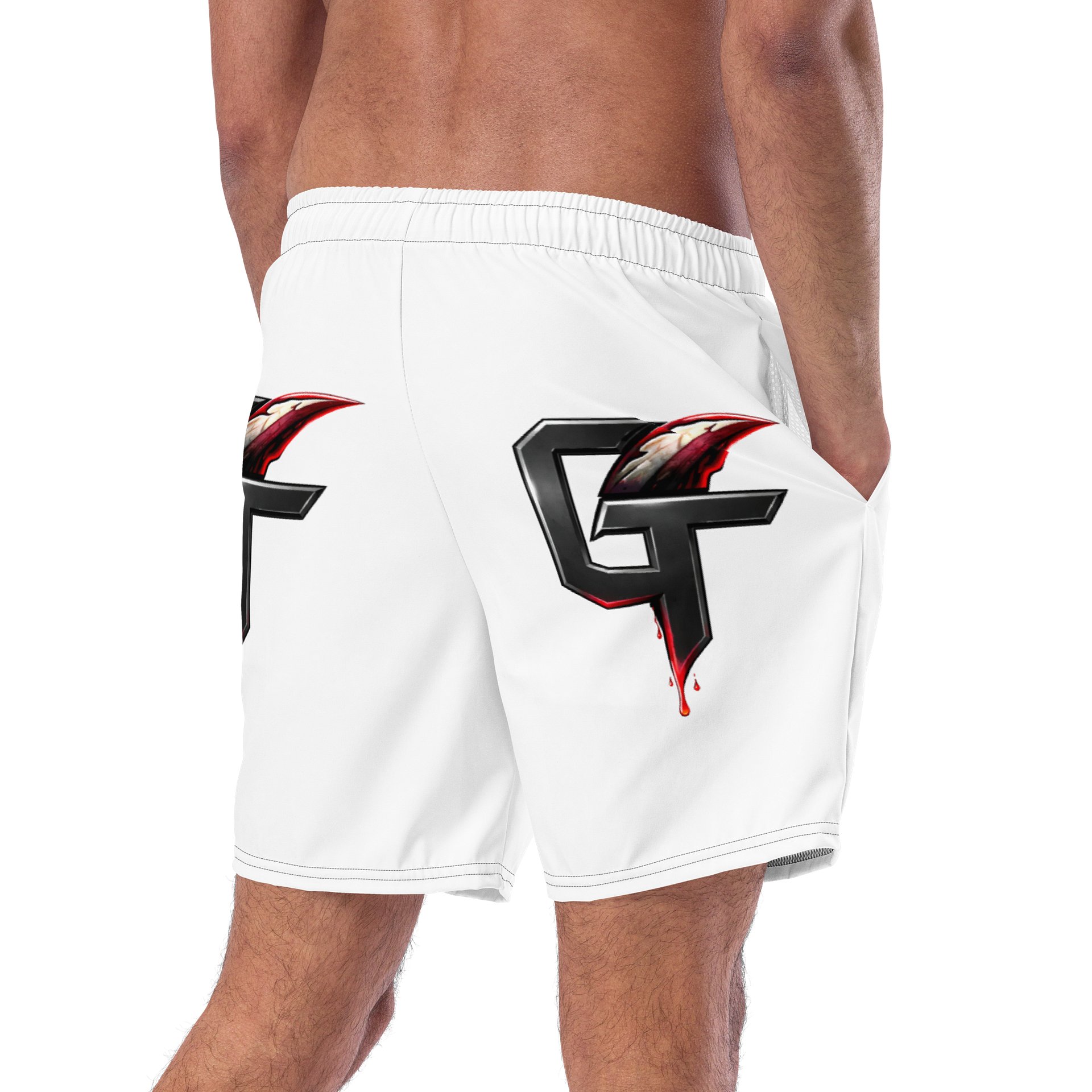 GnarlyToenail Logo Men's Swim Trunks product image (9)