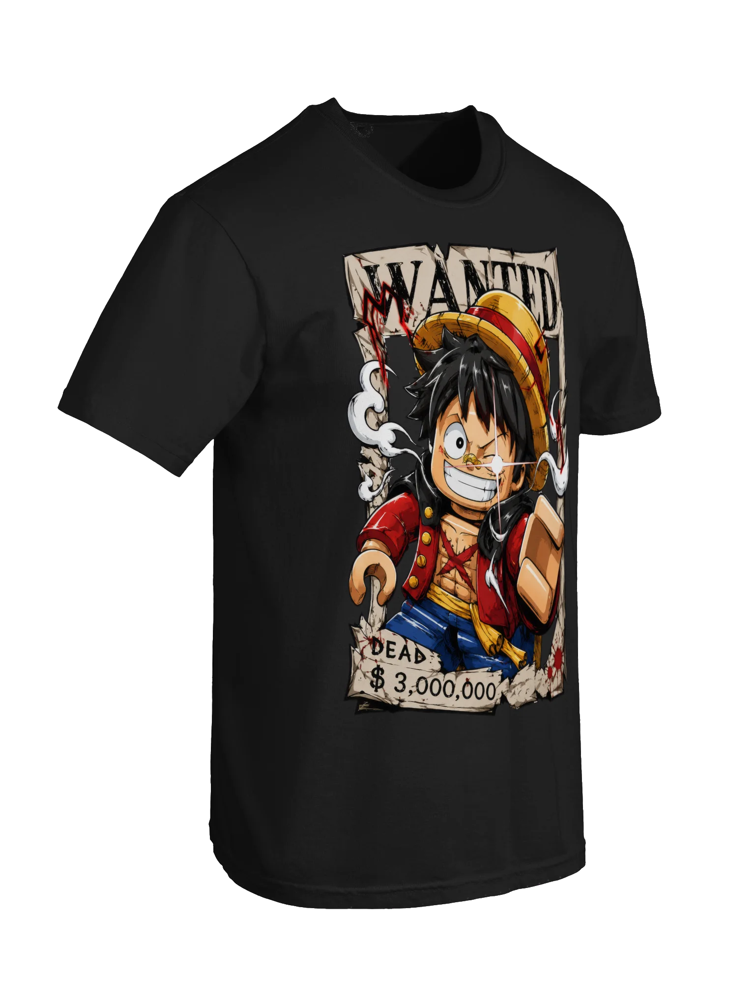 Wanted Pirate Anime Poster Lego-Style Tee product image (29)