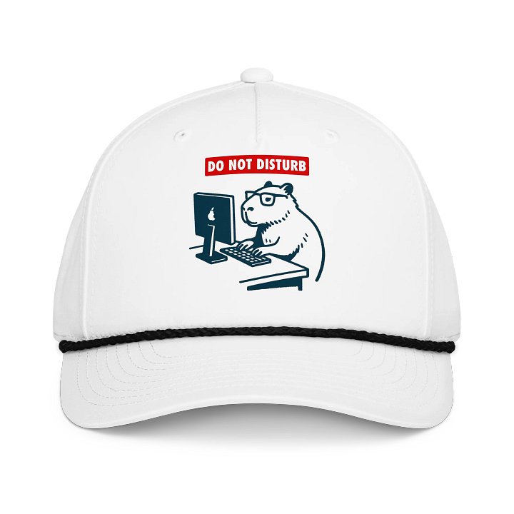 Do Not Disturb Capybara Laptop Cap product image (1)