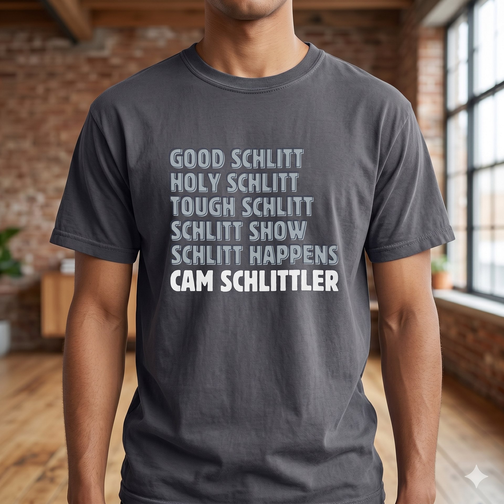 Cam Schlittler "Schlitt Happens" Funny Baseball & Sports Tee product image (9)