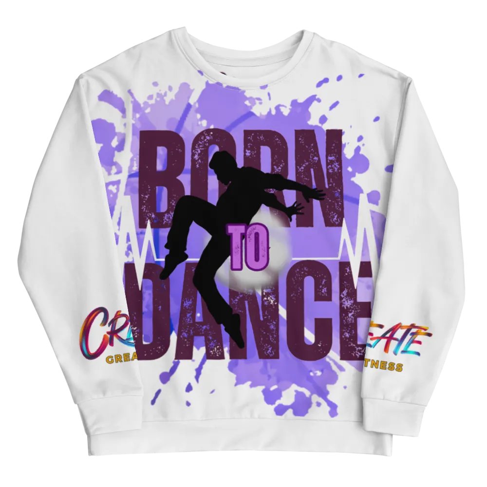 Born to Dance His Silhouette Vibrant Visionary All-Over Print Sweatshirt product image (12)