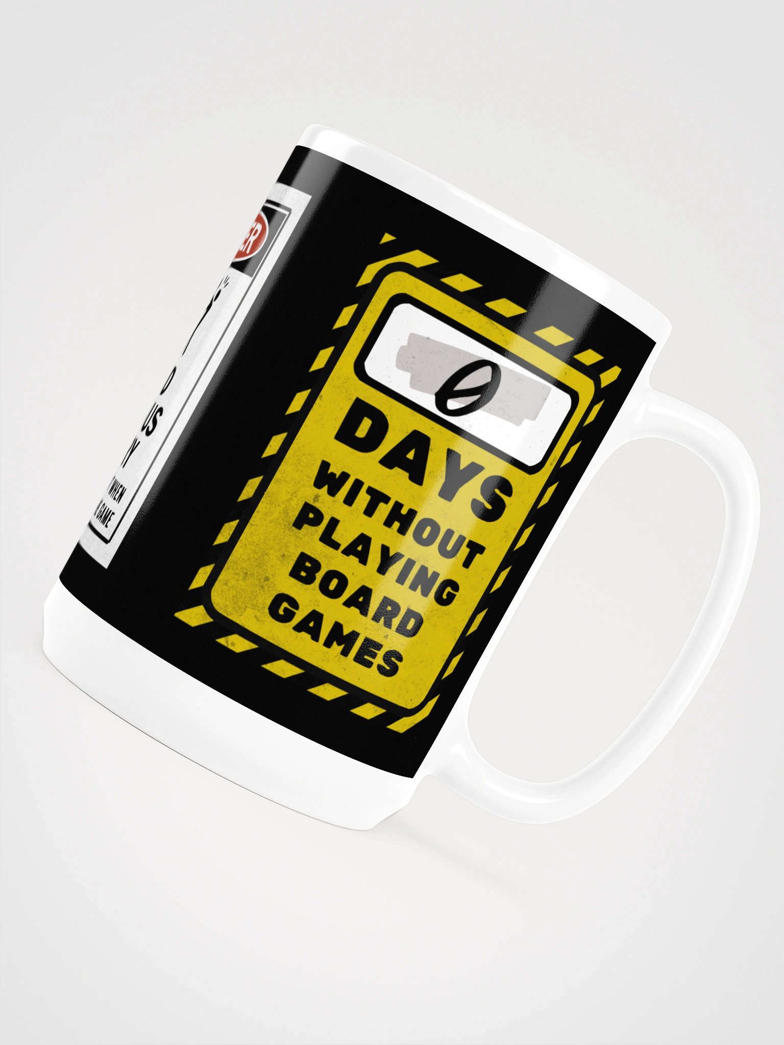 Funny Warning Sign Mug for Board Gamers - 15 ounce product image (4)