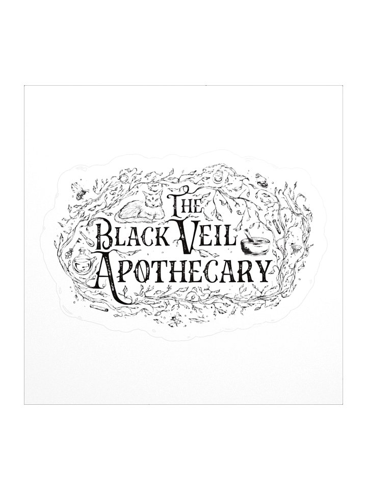 The Black Veil Apothecary Sticker product image (1)
