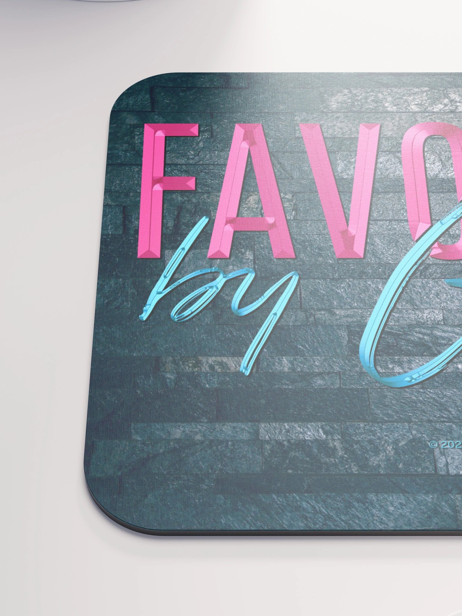 Favored by Good, Blk Mouse Pad BV product image (6)