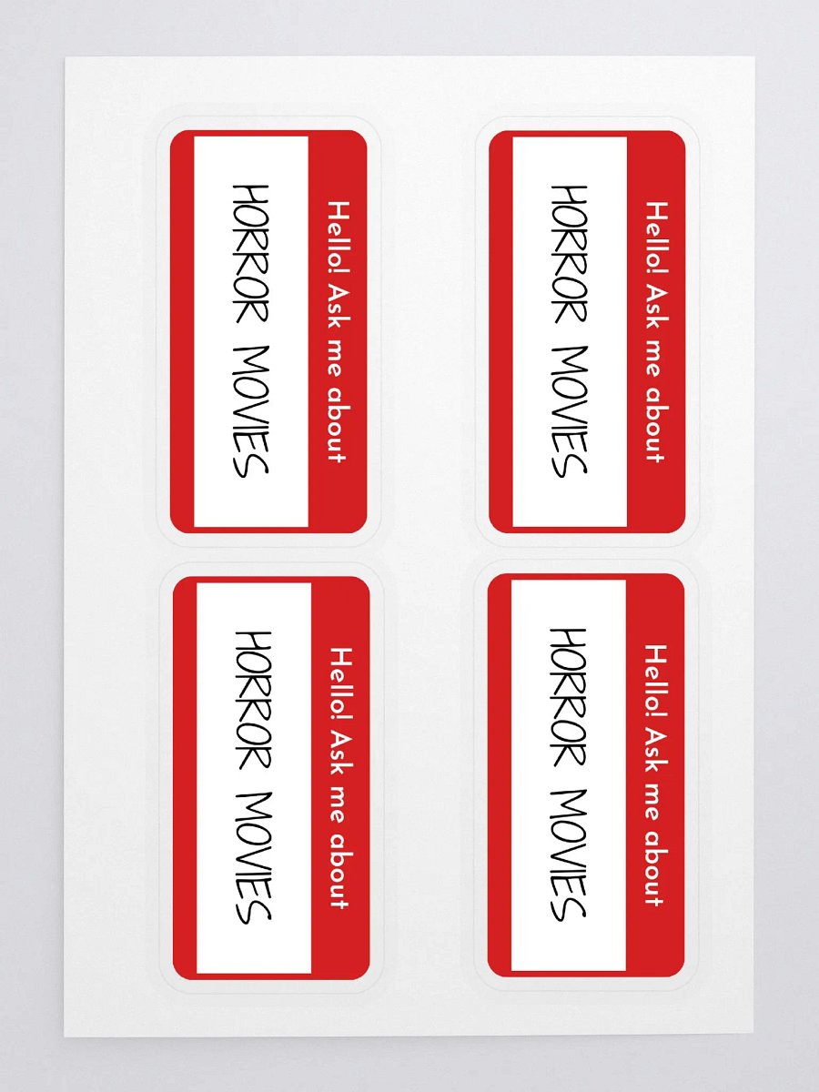 Ask Me About Horror Movies Stickers product image (3)