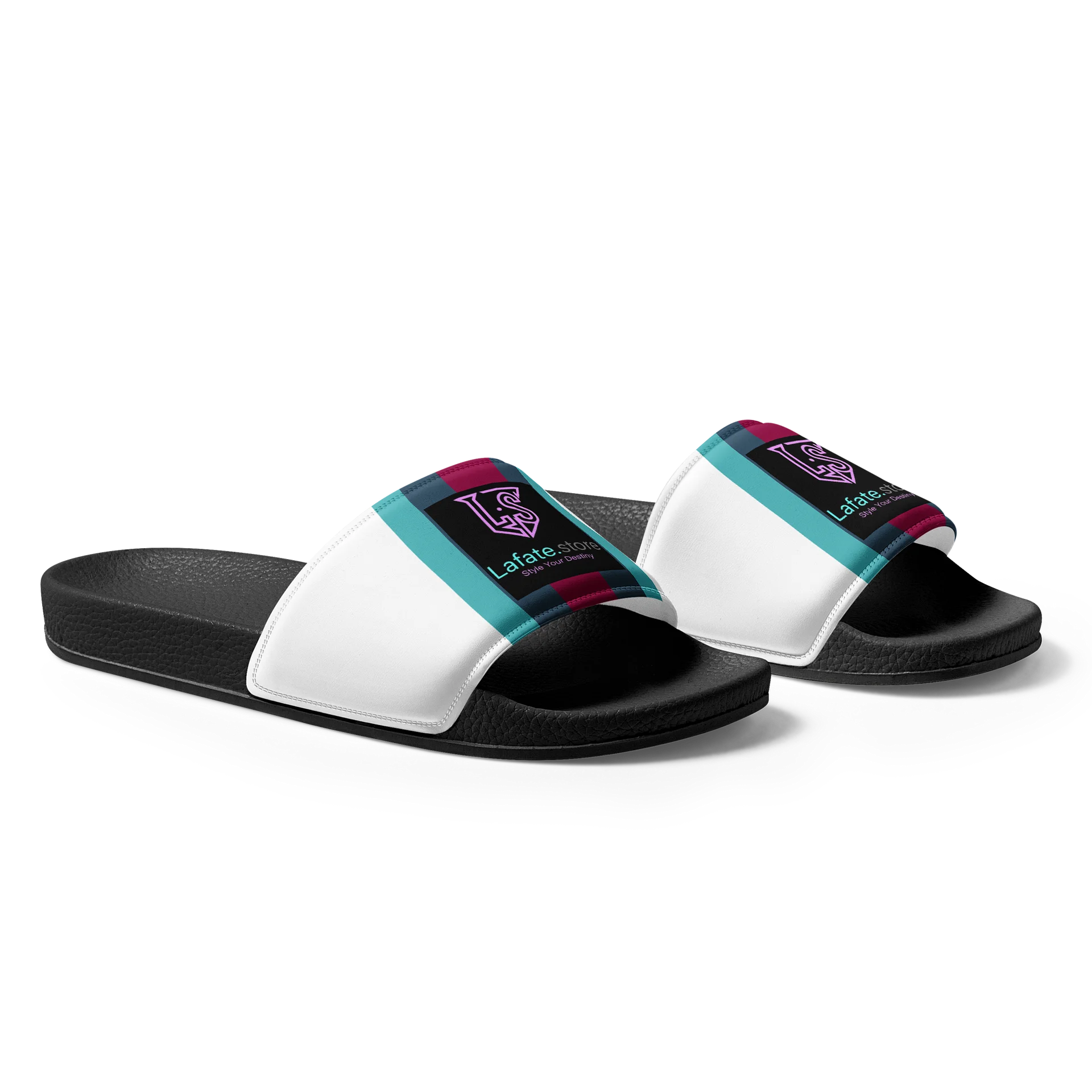 Lafate Store Ocean blue and White Slippers product image (1)