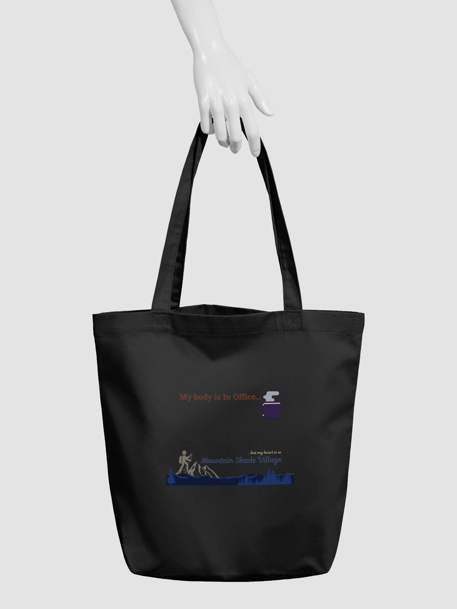 My Body is In Office Tote Bag (tall) product image (3)