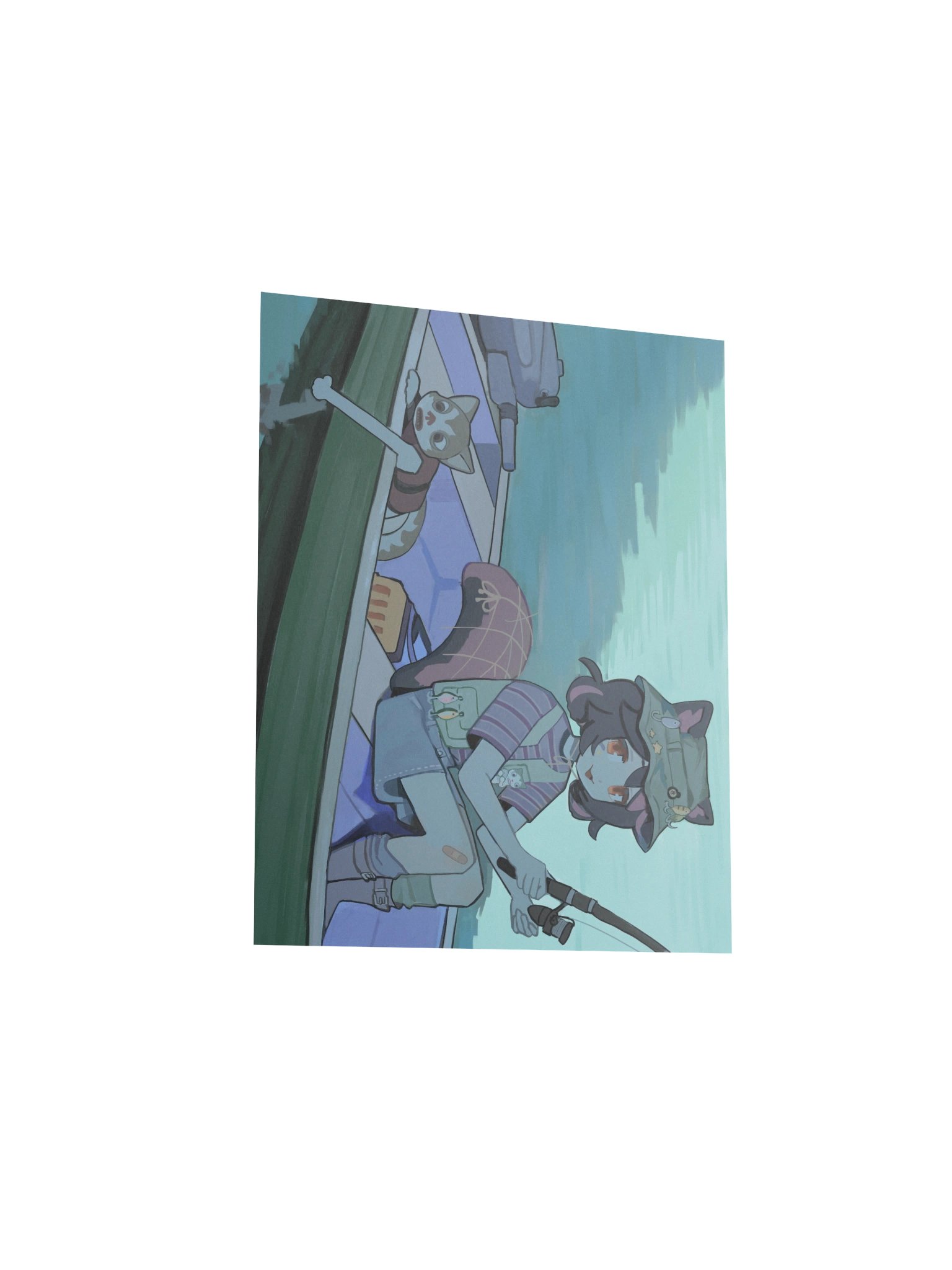 Fishin' art print product image (15)