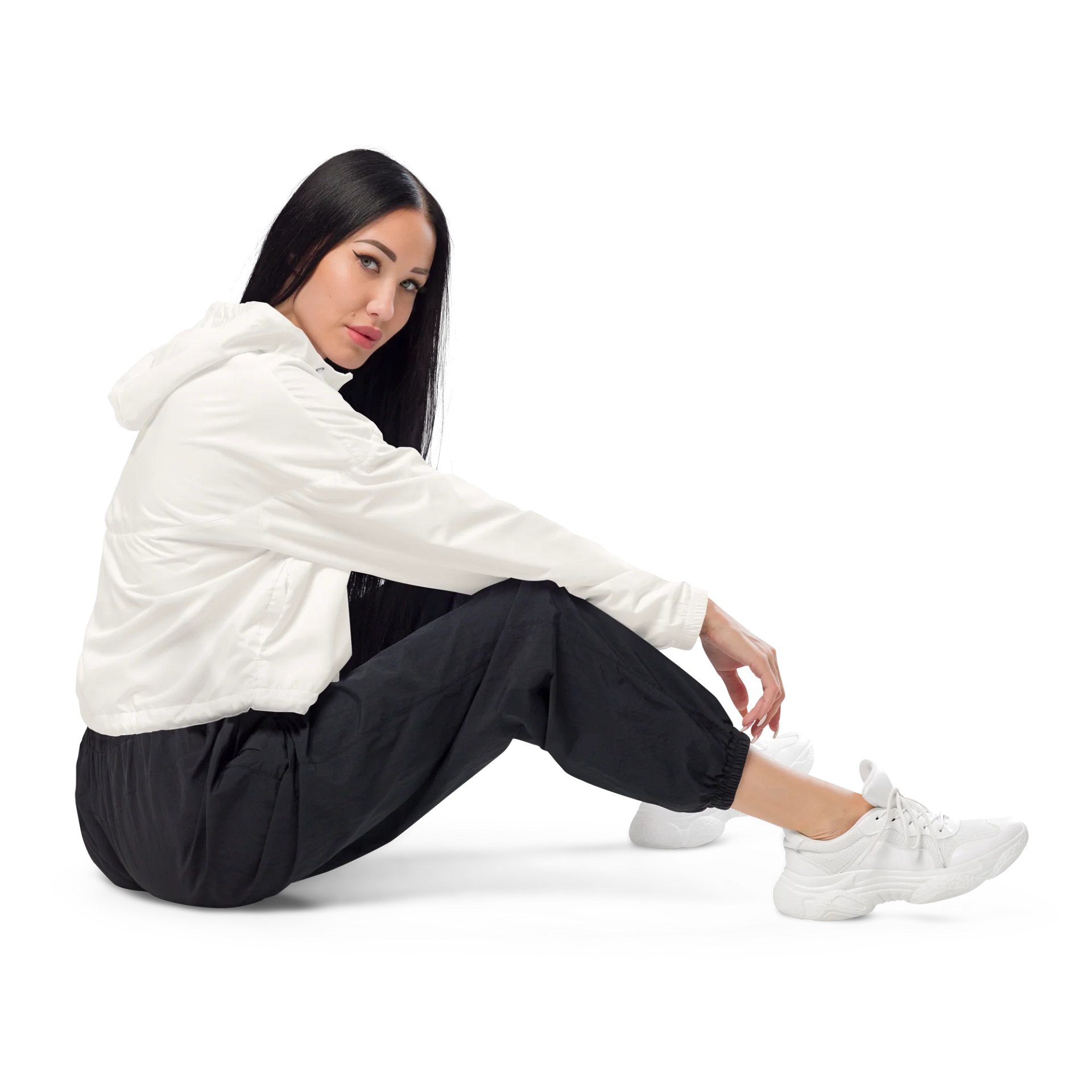 Women's Cropped Windbreaker WCFB0107 product image (3)