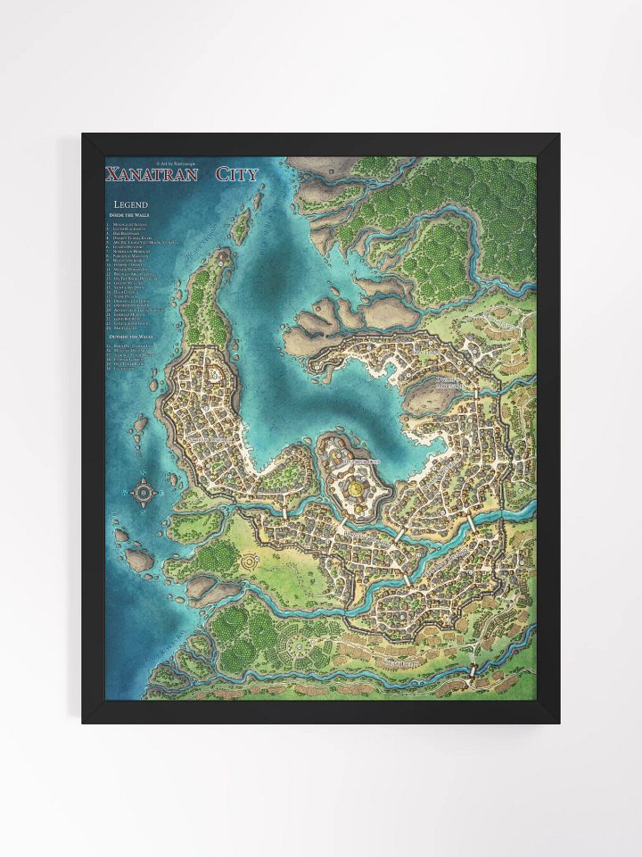 Xanatran City Framed Poster 16'' x 20'' product image (1)