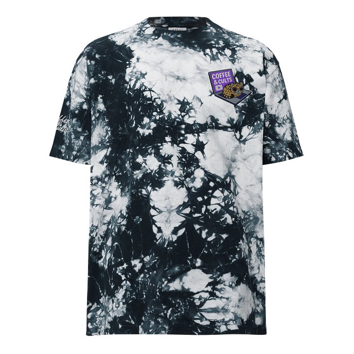 Tie Dye (Five Color Options) Ms Gloria’s C&C Logo Embroidered (Stitched) T-Shirt (Soft & Oversized) product image (9)
