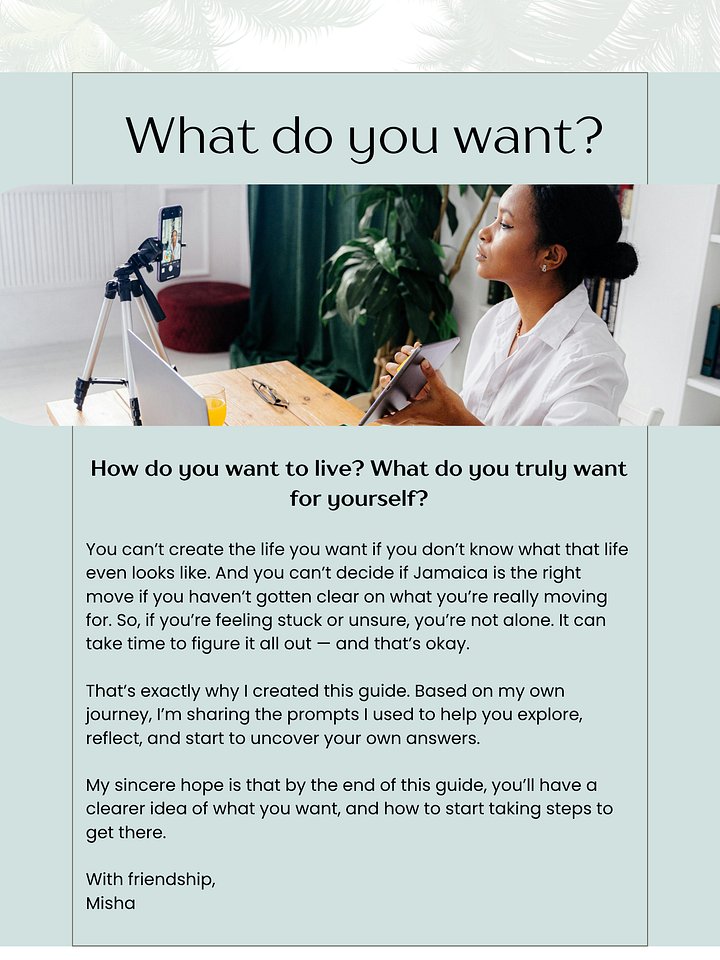 Is Jamaica Right for Me? A Clarity Workbook product image (2)